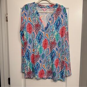 Lilly Pulitzer Patterned Tunic Top